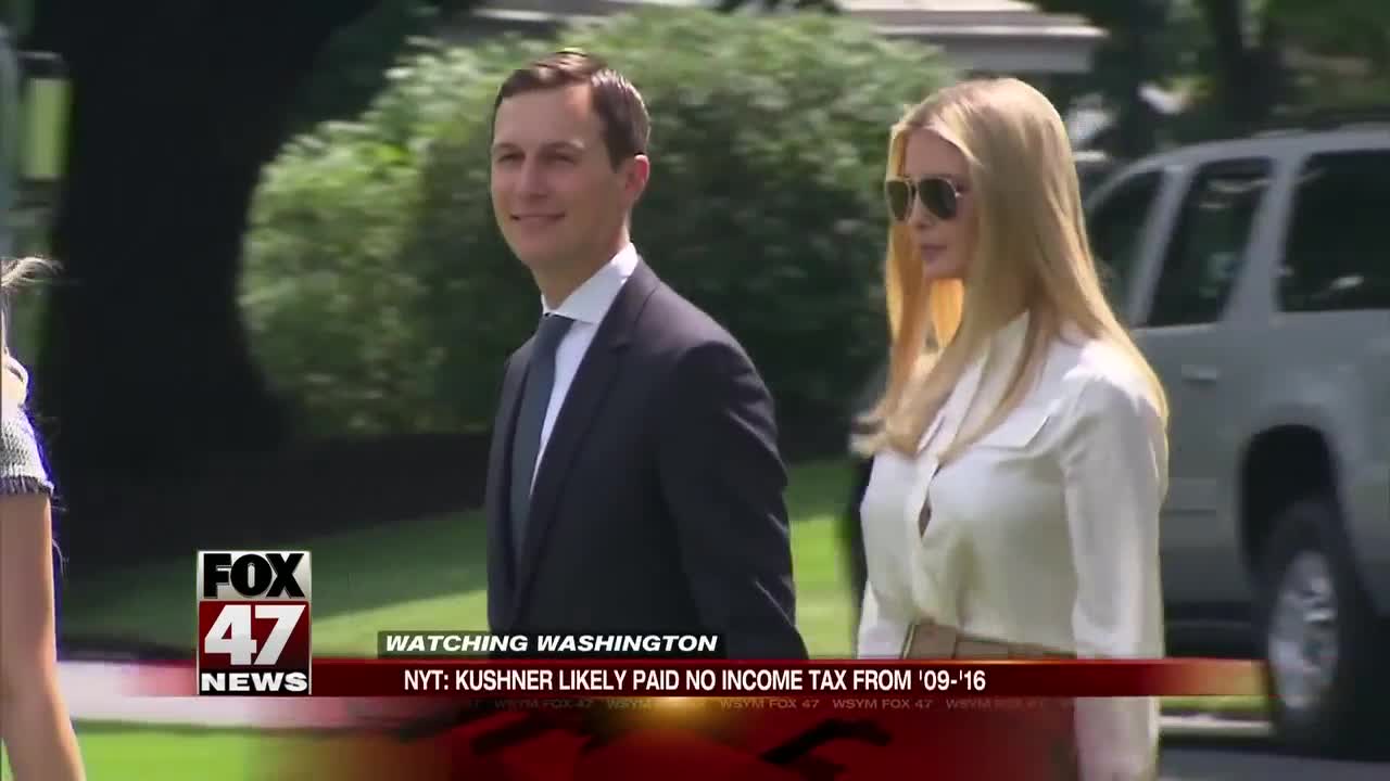 Jared Kushner likely paid almost no federal income taxes for years, New York Times reports