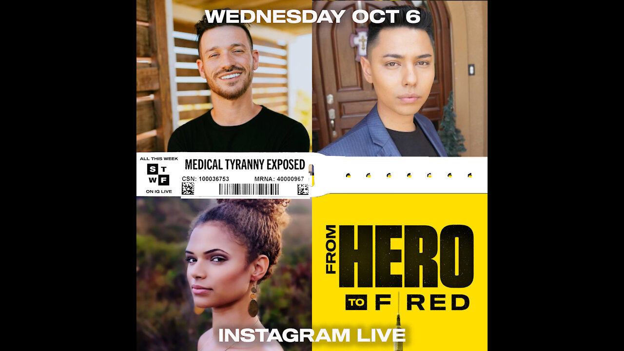 October 6 STWF IG LIVE🎙 Hero to Fired