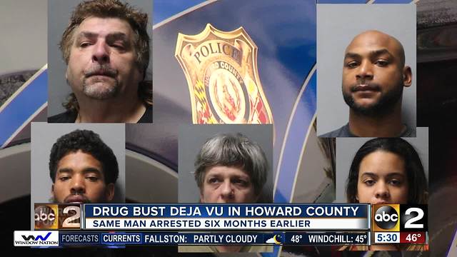 Drug bust deja vu in Howard County