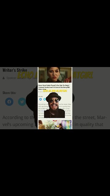 NEW Marvel Series Echo So Bad It Almost Got The Batgirl Treatment? #shorts