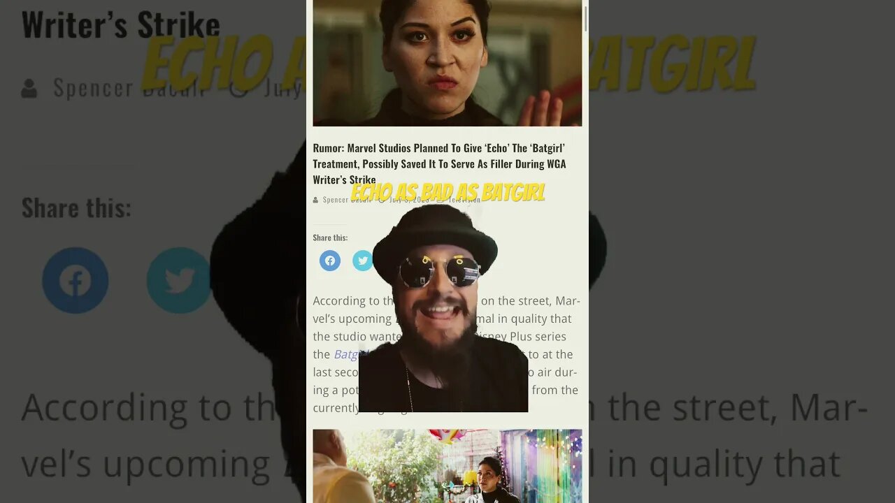 NEW Marvel Series Echo So Bad It Almost Got The Batgirl Treatment? #shorts