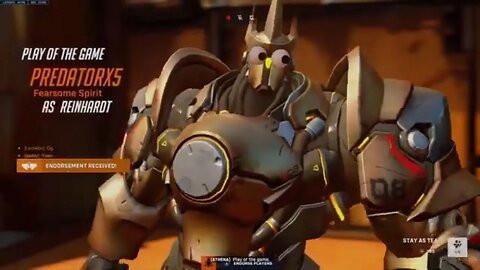 Reinhardt might have the POTG but Winston is the MVP.