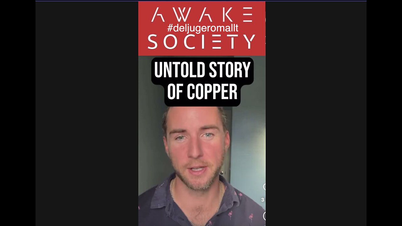 Lögnen om att koppar är farligt #deljugeromallt och #awakesocietyavslöjarlögnerna