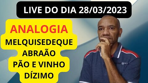 TEMA DA LIVE: ANALOGIA BIBLICA - ABRAÃO E OS CRENTES