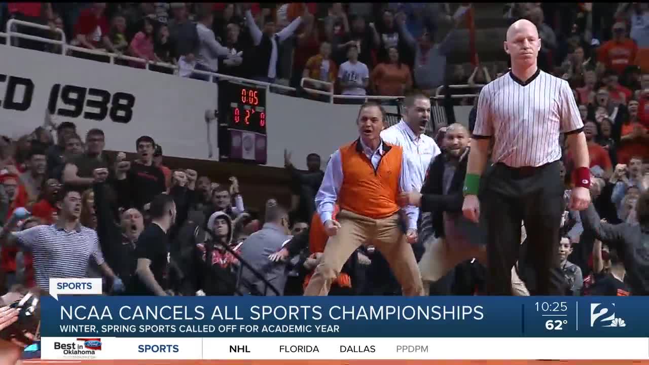 NCAA cancels Basketball Tournaments, all remaining Winter, Spring Sports Championships