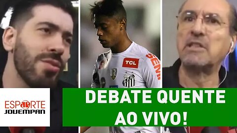 Cusparada de Bruno Henrique gera DEBATE QUENTE ao vivo!