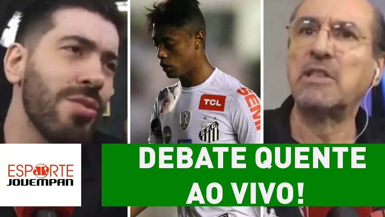 Cusparada de Bruno Henrique gera DEBATE QUENTE ao vivo!