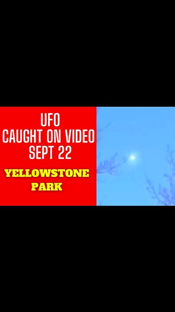 Two forestry workers capture an UFO ORB in Yellowstone, AB on September 19, 2022