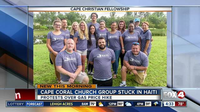 Cape Coral Church Group stuck in Haiti during unrest