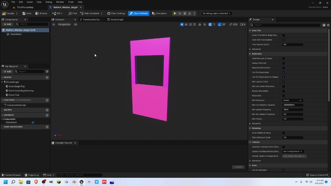 Changing Colors on a Static Mesh using Unreal Engine 5 Blueprint