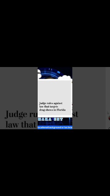 First amendment protects drag shows