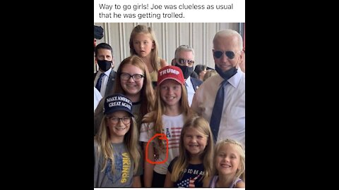 Trump Kids Play Biden But Did You Notice Biden's Hands???