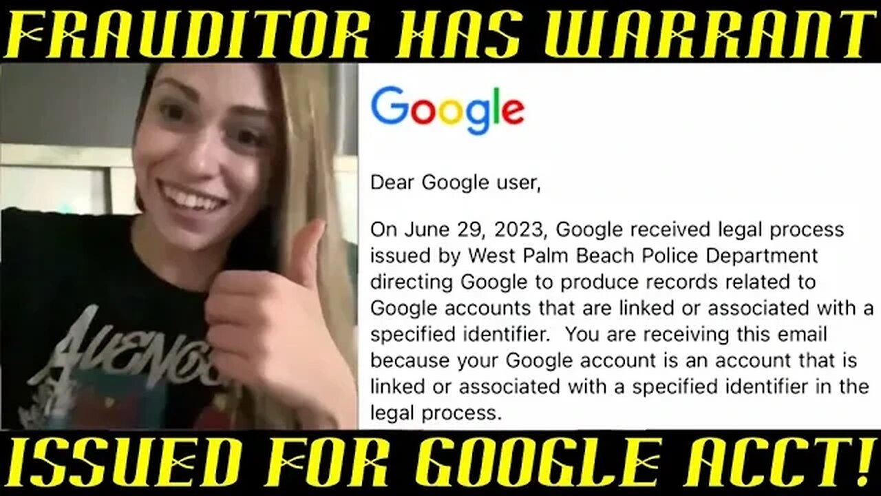 Frauditor Acura Amanda Has Warrant Issued For Google Account: HAHA!