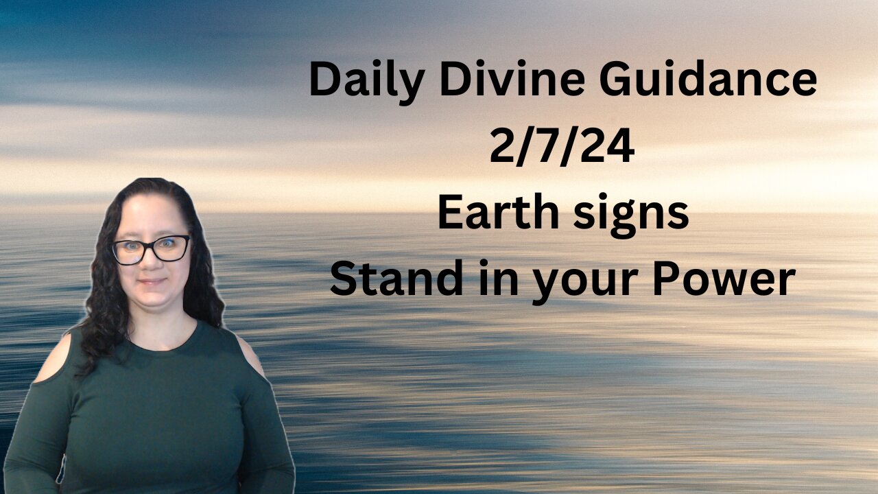 Daily Tarot - Earth signs - Stand in your Power