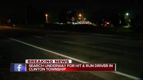 Police search for deadly hit-and-run driver in Clinton Township