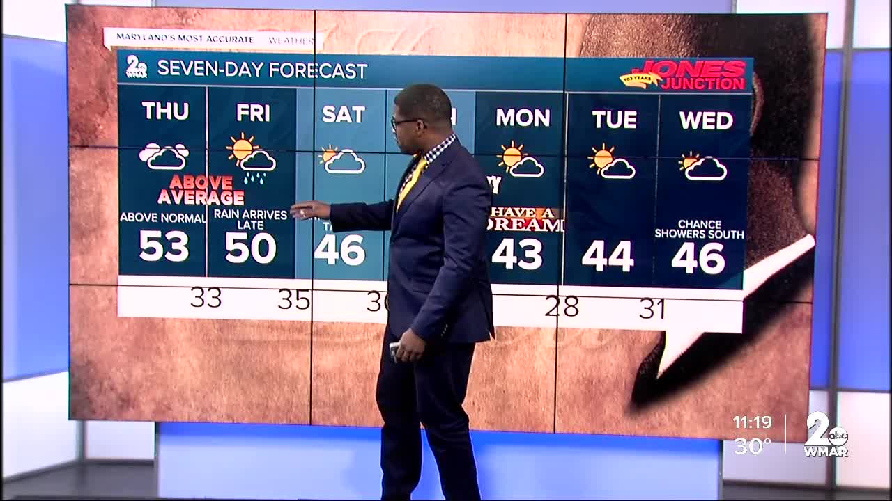 WMAR-2 News Weather at 11