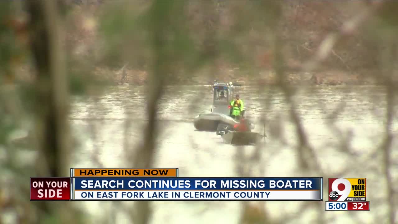 Search continues for missing boater