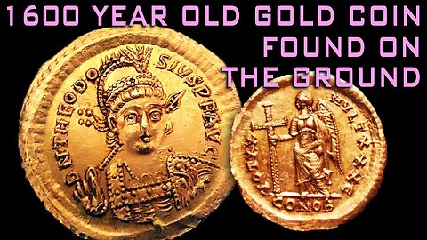 1600 Year Old Gold Coin Found Laying On The Ground!