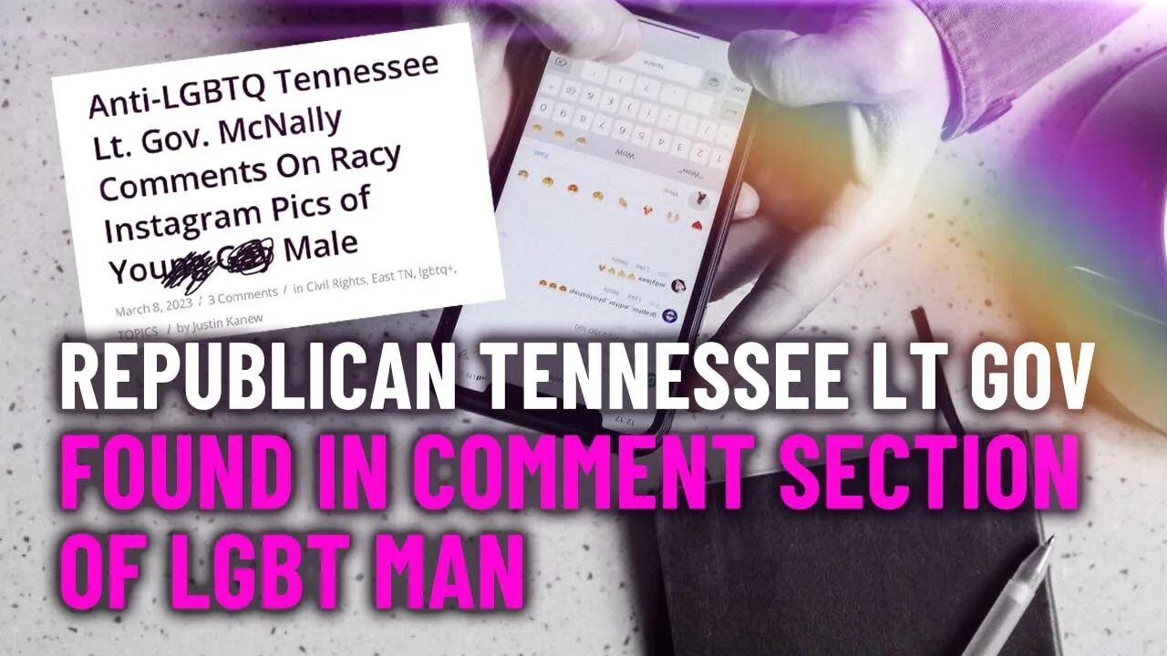 Republican Tennessee Lt Gov Found In Comment Section Of LGBT Man