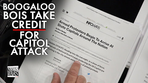 Boogaloo Bois Officially Take Credit for Capitol Attack!