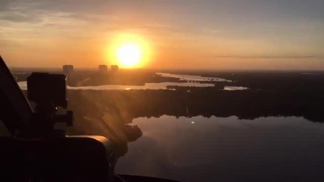 Mosquito control treating over Marco Island