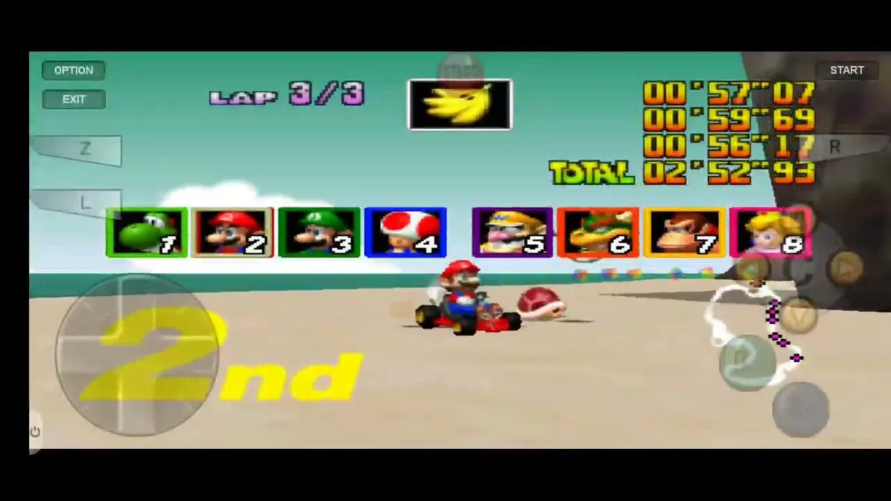 Mario Kart 64 race