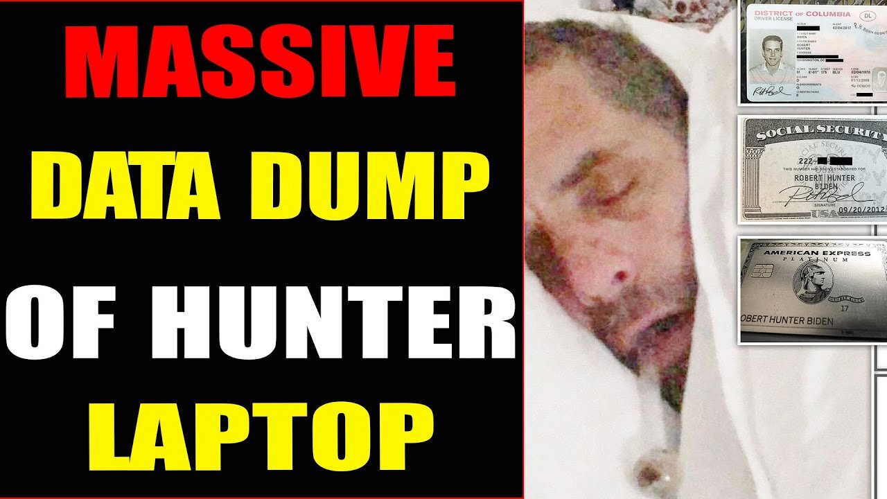 MASSIVE DATA DUMP OF HUNTER LAPTOP CONTENT - TRUMP NEWS