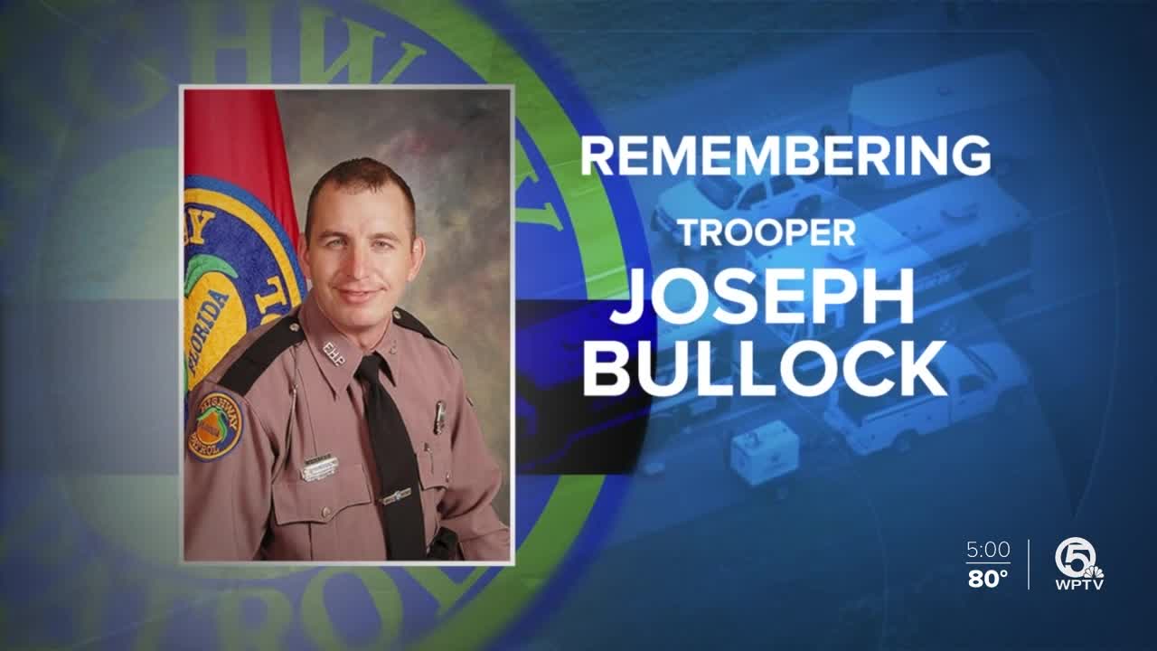 Memorial service Thursday for fallen FHP Trooper Joseph Bullock