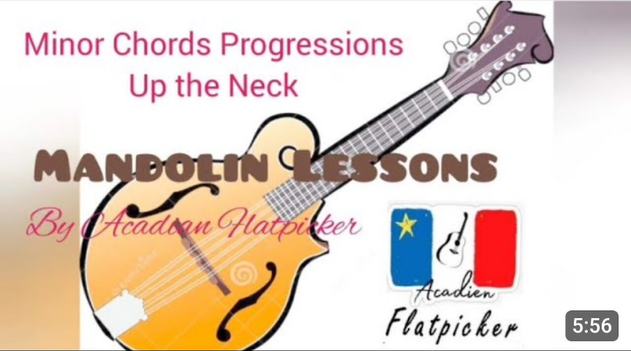 Mandolin Lesson - Minor Chord Progression Up the Neck