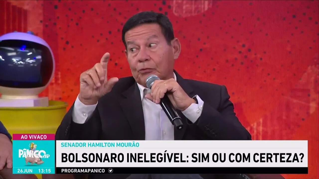 HAMILTON MOURÃO FEZ O PIX PARA BOLSONARO? SENADOR REVELA