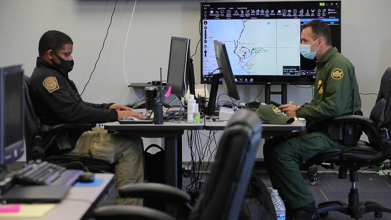 U.S. Customs and Border Protection Region IV EOC supporting Super Bowl LV