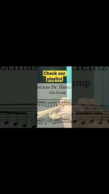 Rotinas Diárias para Trompete - Parte I(04) [NOTAS LONGAS] - Alla Stamp, com Dr. Heinz