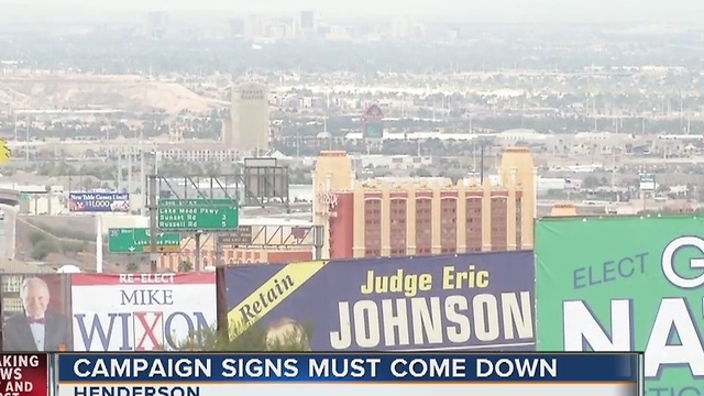 Campaign signs still up days after city deadline