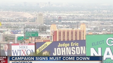 Campaign signs still up days after city deadline