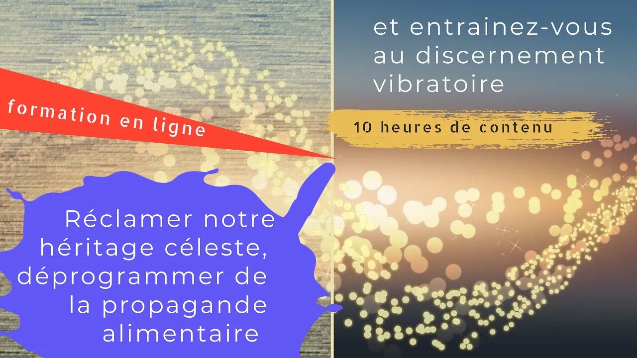 Déprogrammer de la propagande alimentaire et entrainement à la lecture de signatures fréquentielles