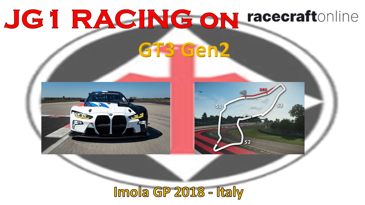 JG1 RACING on RCO - Race 1 - GT3 Gen2 - Imola GP 2018 - Italy