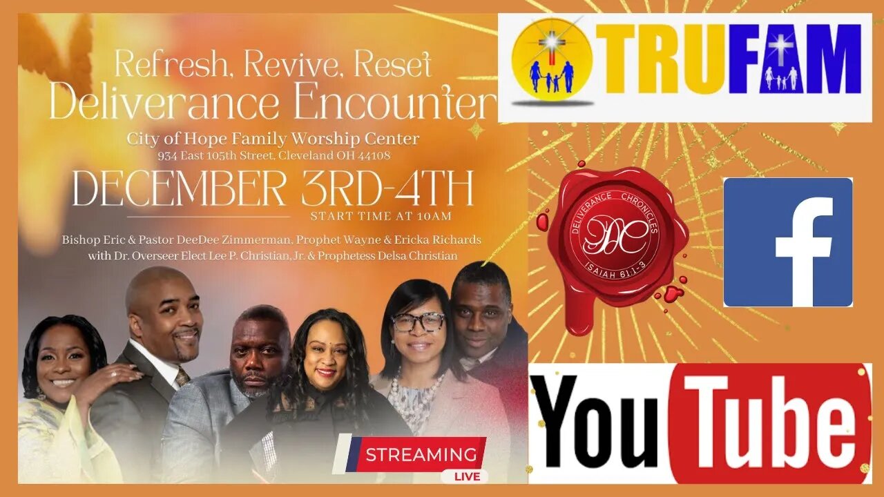 Refresh Revive Refresh Deliverance Encounter #dlvrnce #waynetrichards #trufam #Bishopericzimmerman
