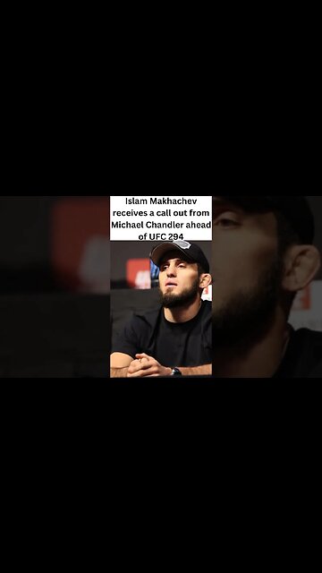 Michael Chandler promotes his next UFC title bout with Islam Makhachev. #shorts
