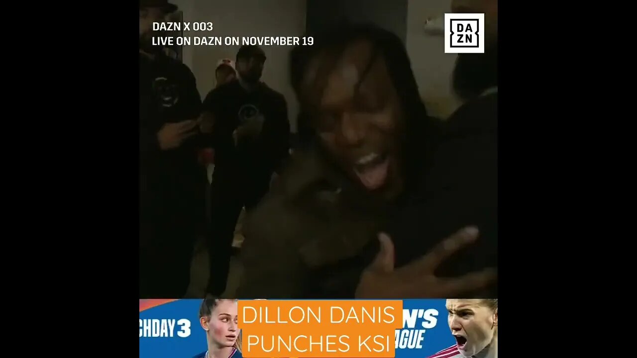 DILLON DANIS FLICKS KSI (JJ Olatunji) HAT at Misfits Event 003 — WEIGH IN!!! #KSIDillonDanis #Shorts
