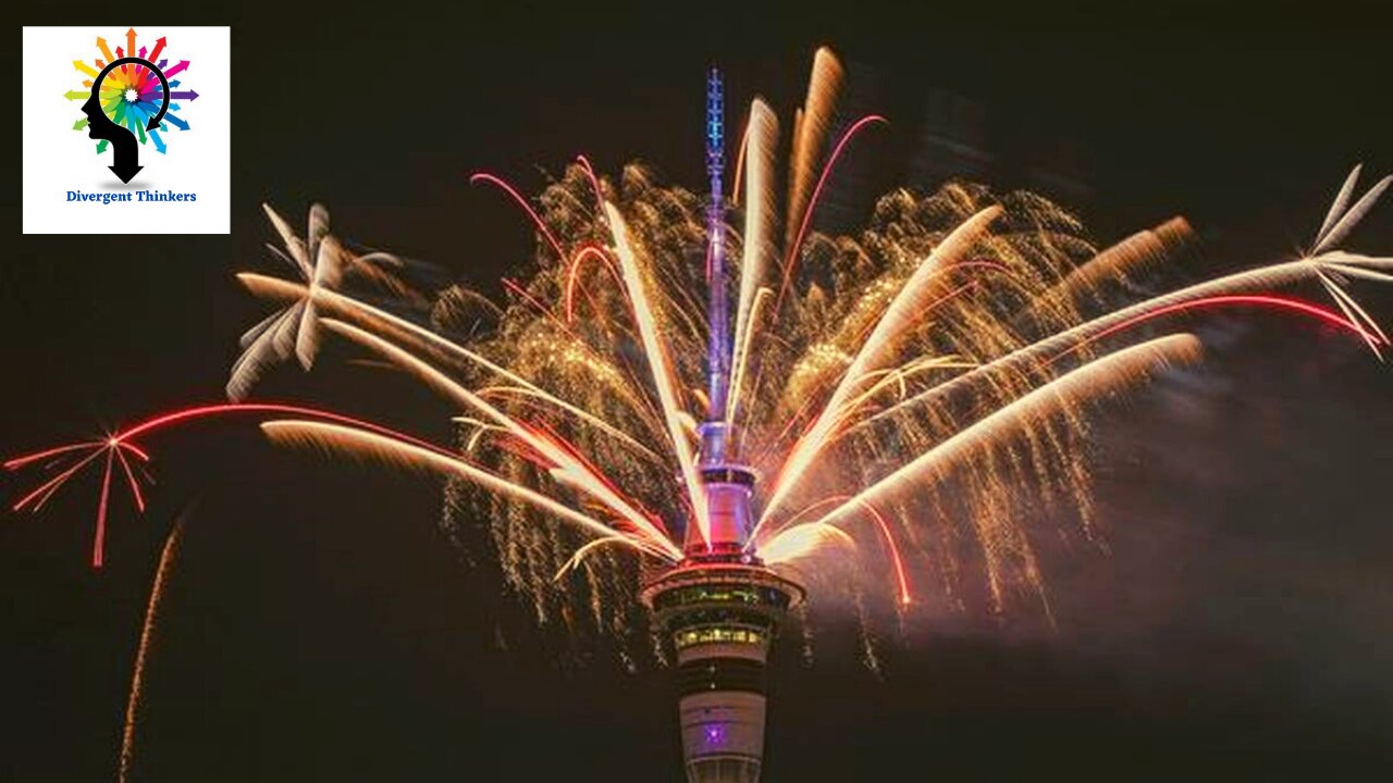 Australia and New Zealand kick off celebrations with fireworks and light show