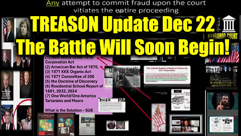 TREASON Update Dec 22 - The Battle Will Soon Begin!