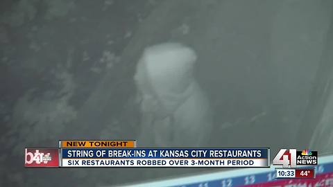 Thief targets several KCMO restaurants