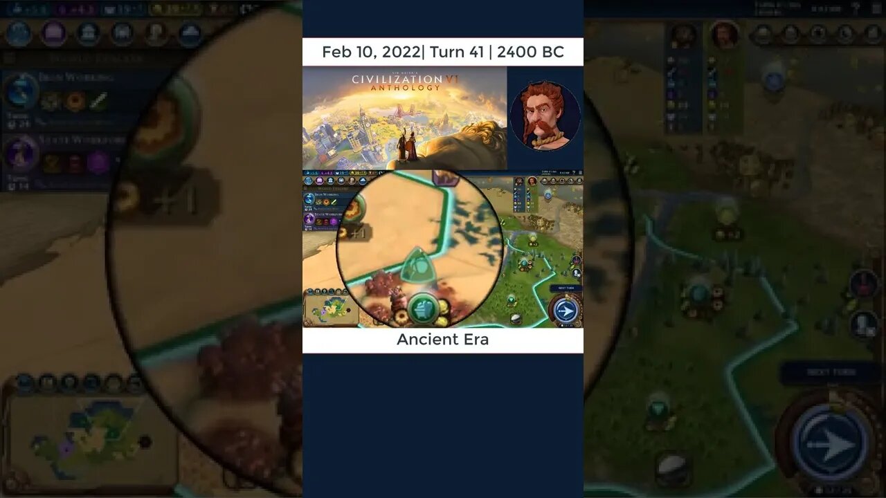 #oneturnadaychallenge #civ6 – Turn 41 - PREPARE FOR WAR! #shorts