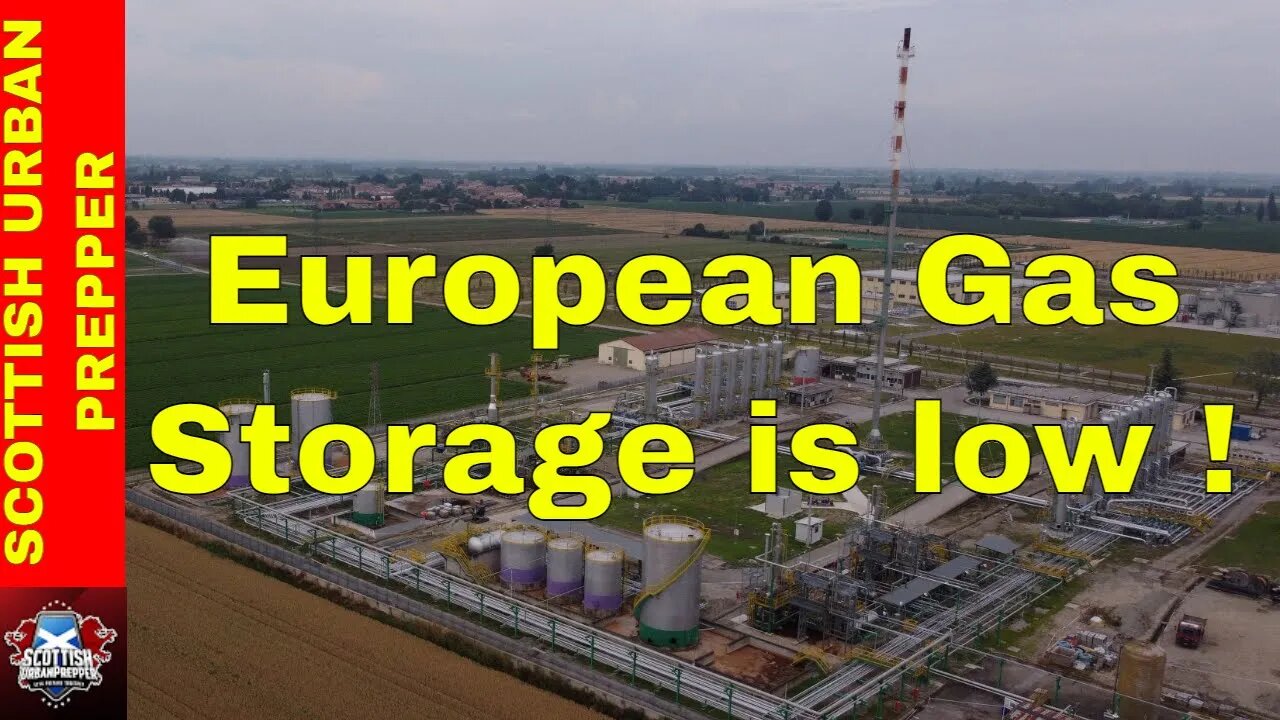 Prepping - Winter is coming, European Gas Storage low