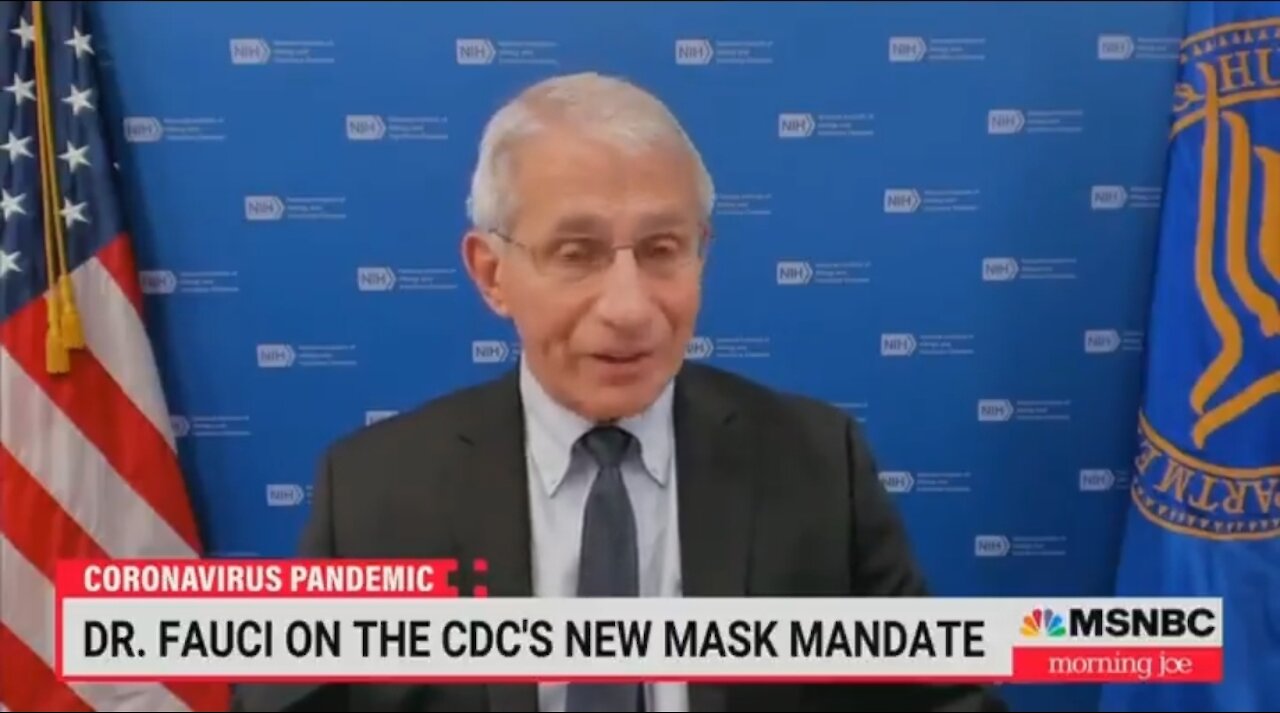 Fauci: The CDC Hasn’t Flip Flopped At All On Masks