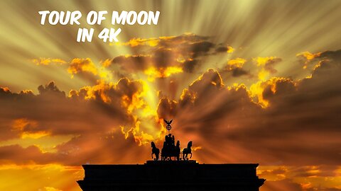 tour of the moon in 4k