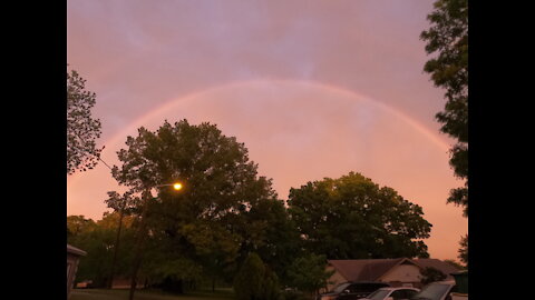 Juliet found a Sunset Rainbow!