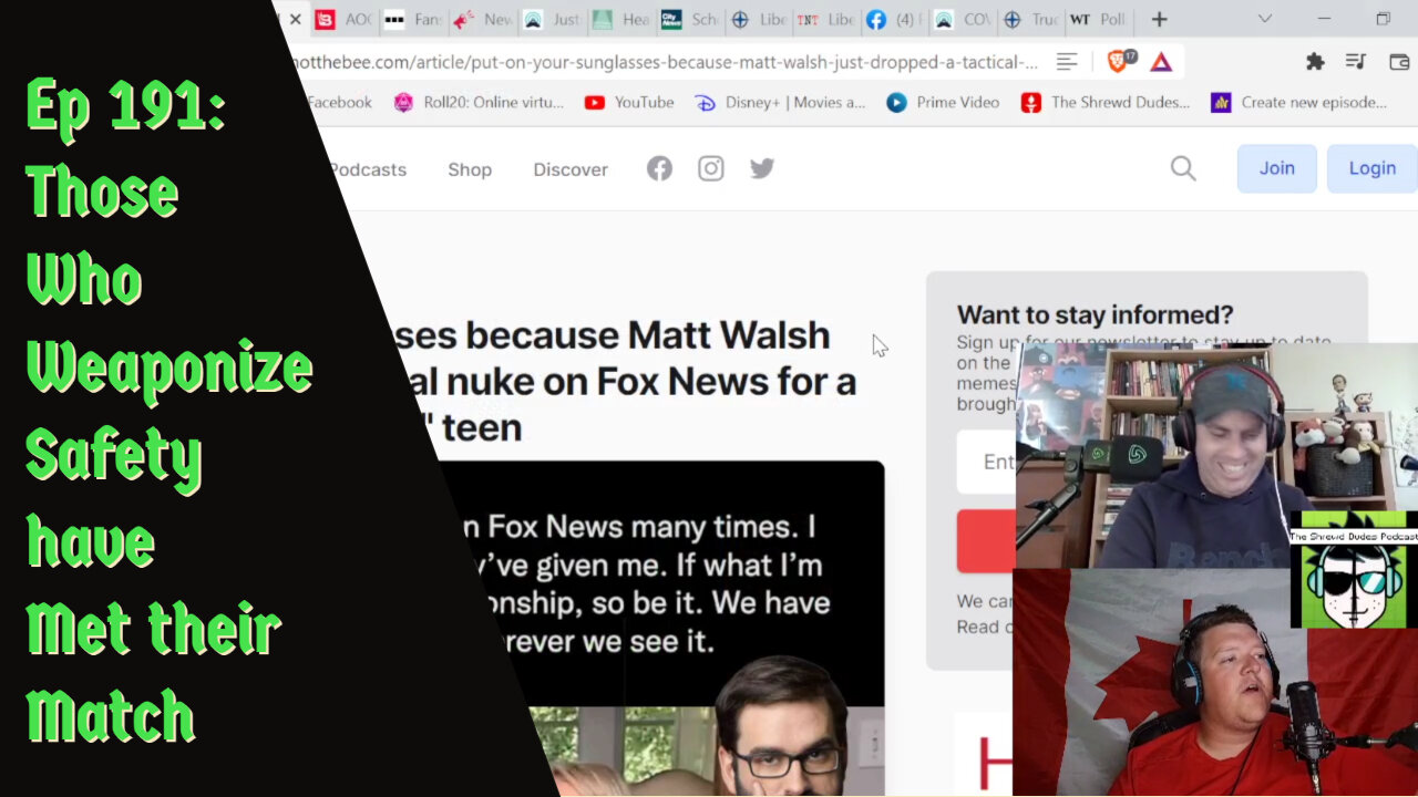 The Shrewd Dudes Podcast Episode 191: Those Who Weaponize Safety have Met their Match