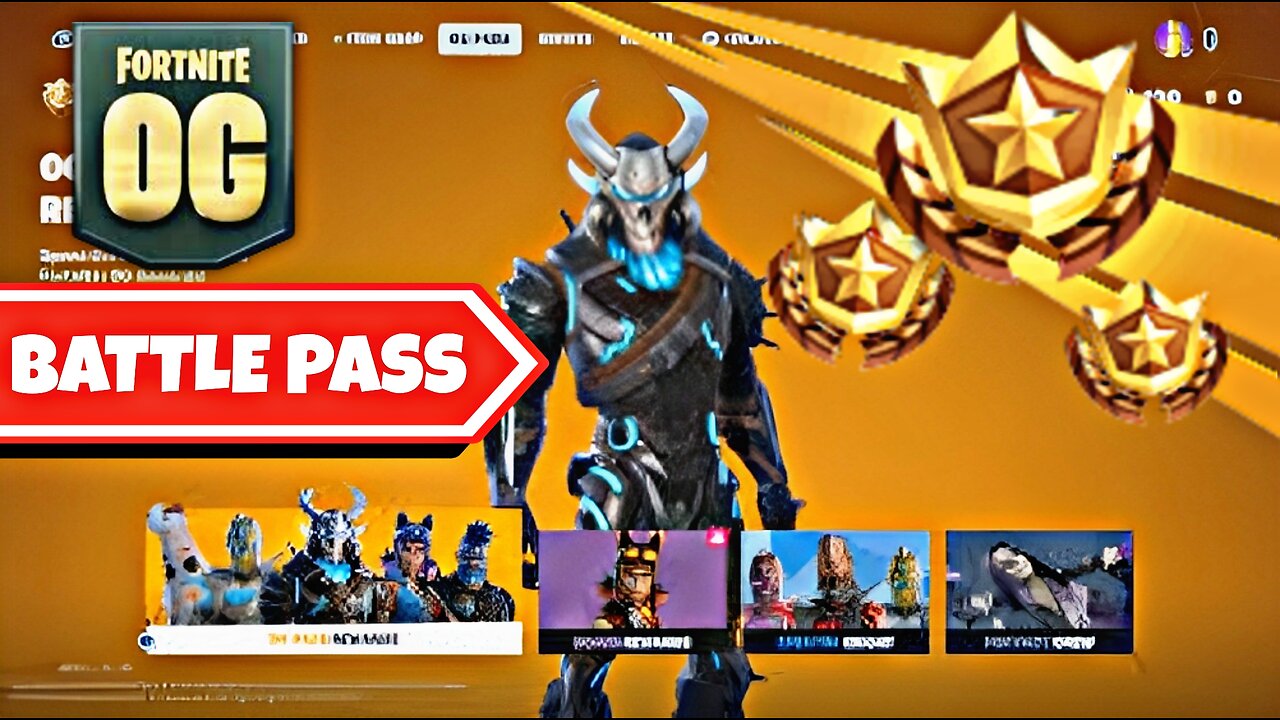 *NEW* FORTNITE OG CHAPTER 1 BATTLE PASS | ALL ITEM SHOWCASE