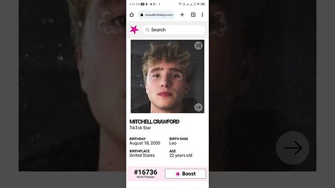 Happy 22 birthday MITCHELL CRAWFORD TikTok Star